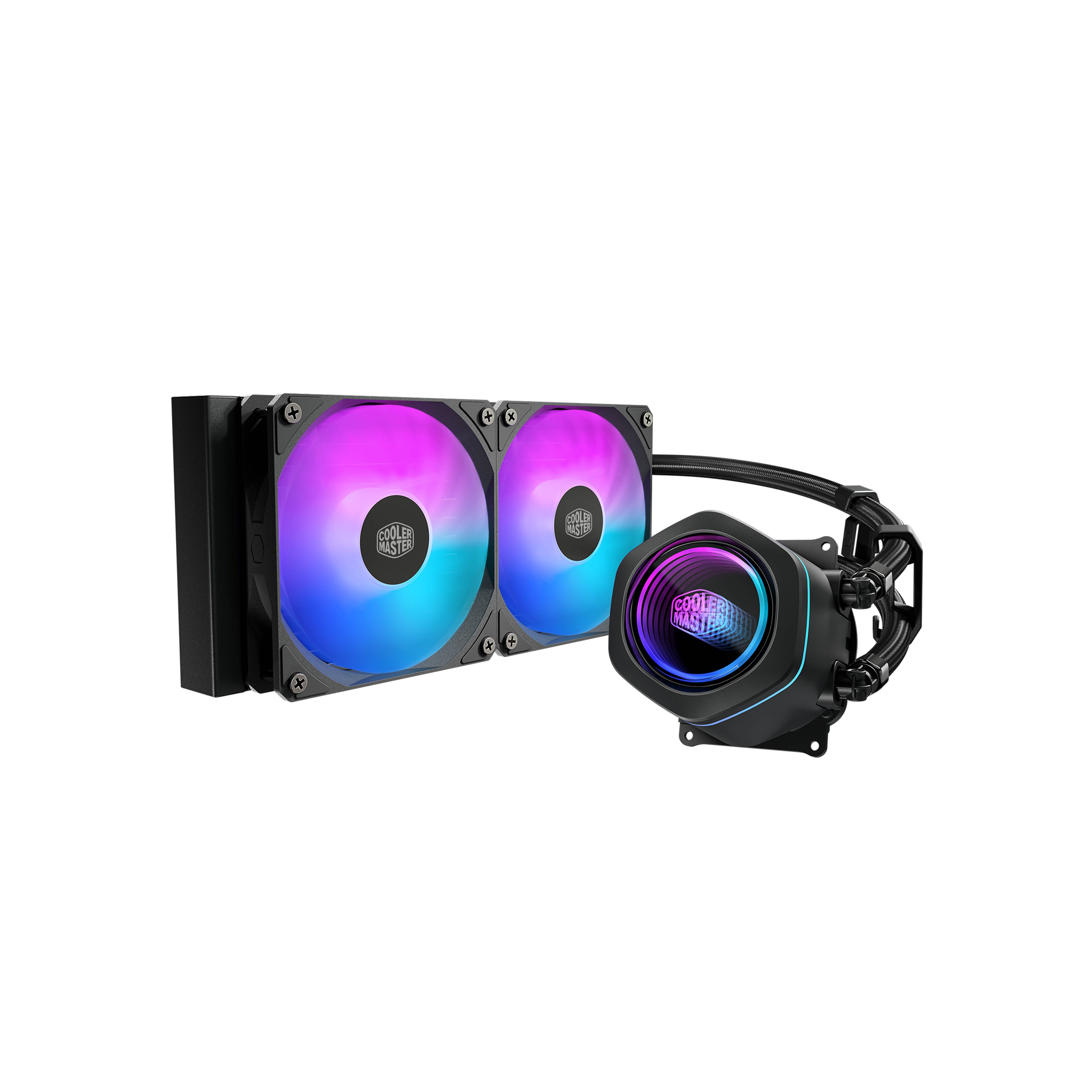 Refrigeración Líquida Cooler Master MasterLiquid Core Nex 240 ARGB, AM4/AM5, Intel, RGB