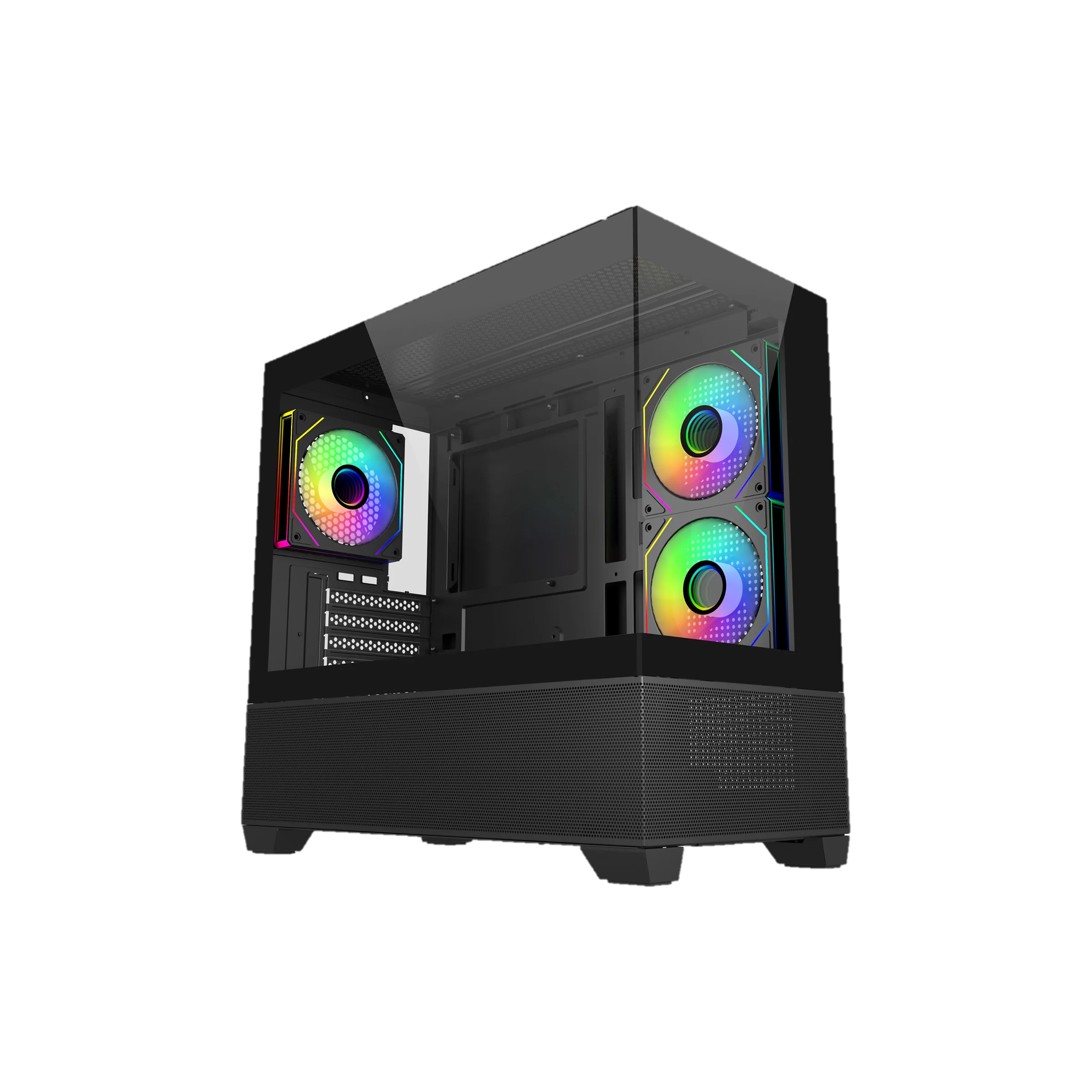Gabinete mATX ELITE 490 - 3x ARGB Fans