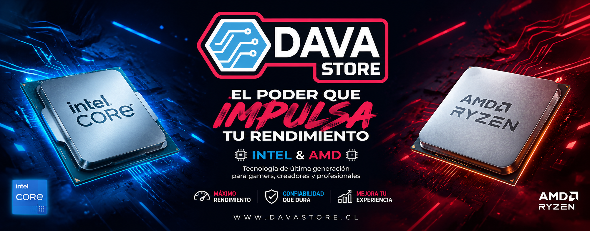 Banner promocional DAVA STORE SPAS - Ofertas y promociones en tecnología
